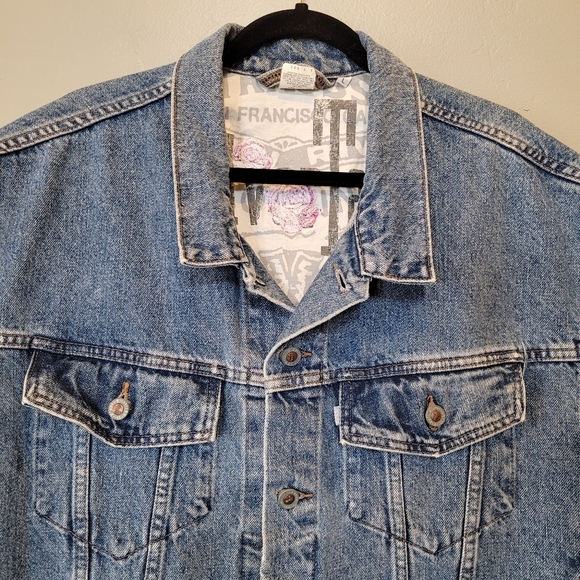 Levi's 90's Vintage Silvertab Jean Denim Vest - Picture 3 of 12